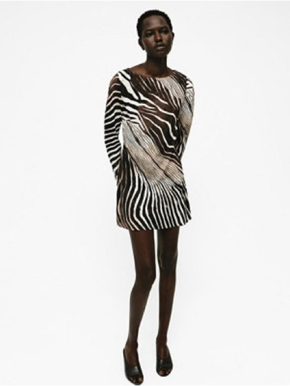 Mango Zebra-Print Dress - Picture 3 of 3